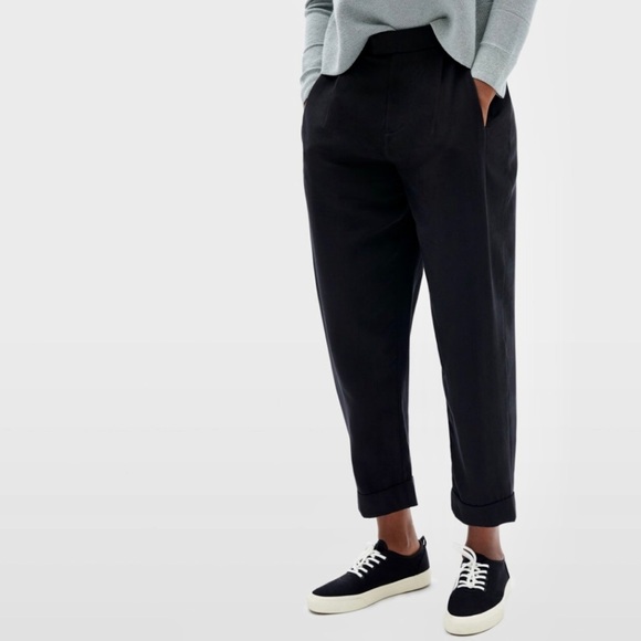 Worn Once Black Put-Together Pleat Pant 00 Everlane - Picture 2 of 6